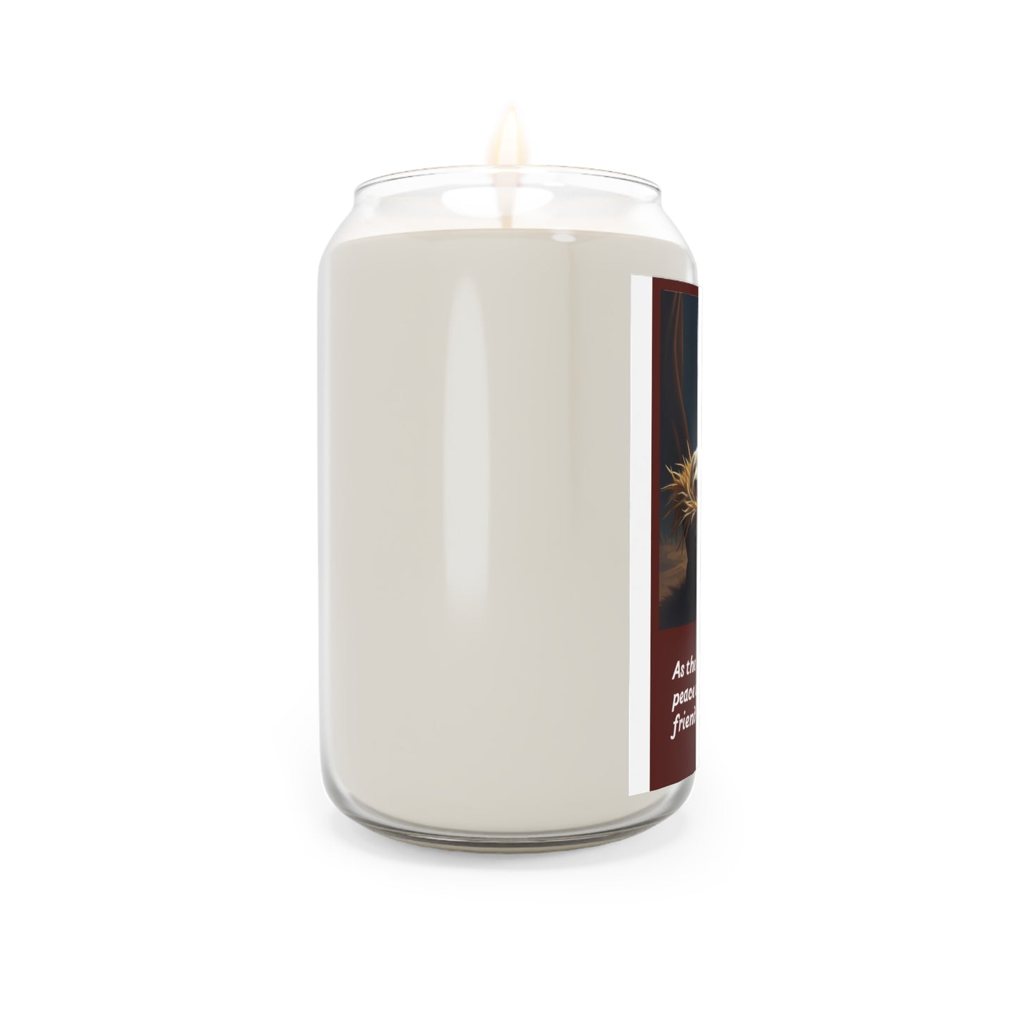 Scented Soy Candle - Christmas Peace with Friends, Holiday Gift, Home Decor, Eco-Friendly, Aromatherapy 172