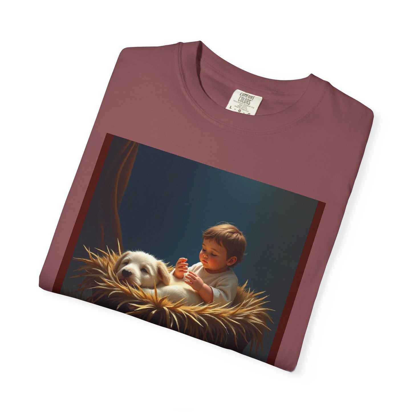 Unisex Christmas T-Shirt, Holiday Spirit Tee, Cozy Garment-Dyed Top, Festive Gift, Seasonal Wear