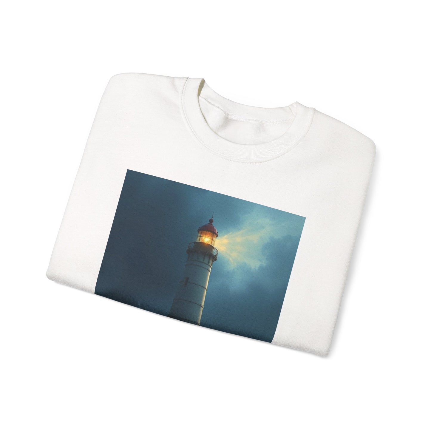 Lighthouse Hope Crewneck Sweatshirt — "One Light. One Hope. One Life Changed."