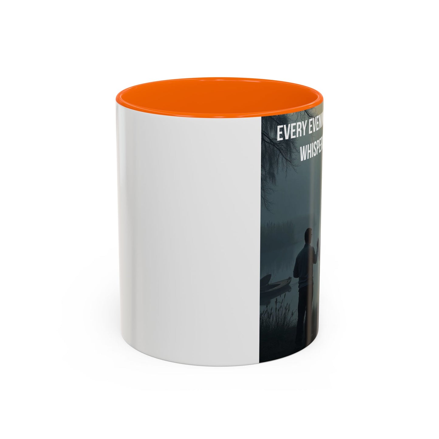 Christian Prayer Coffee Mug - "Every Evening Every Bayou Is Whispering His Name" Accent Mug