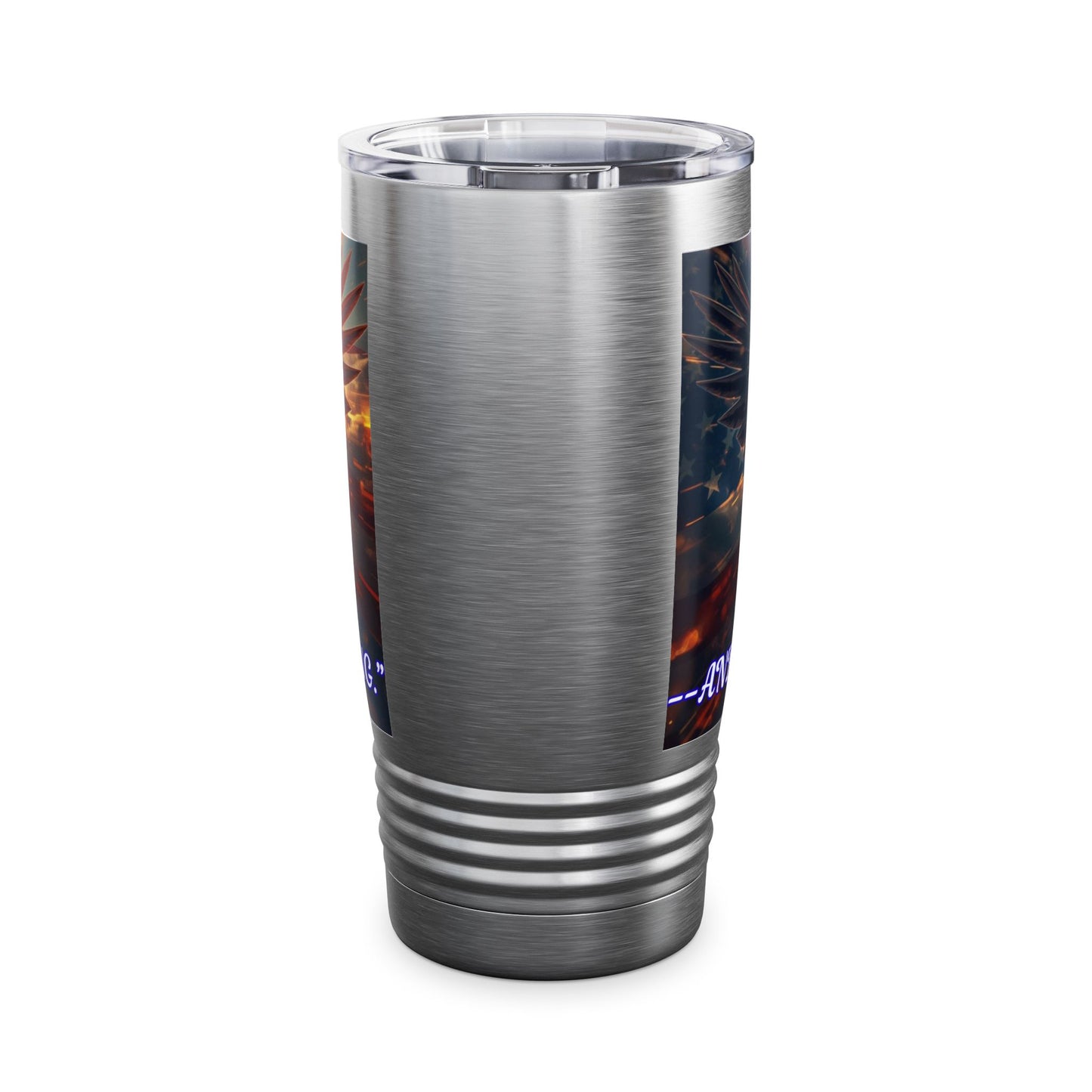 20oz Patriotic Eagle Tumbler — "250 Years of Freedom and We Are Stilling Strong"
