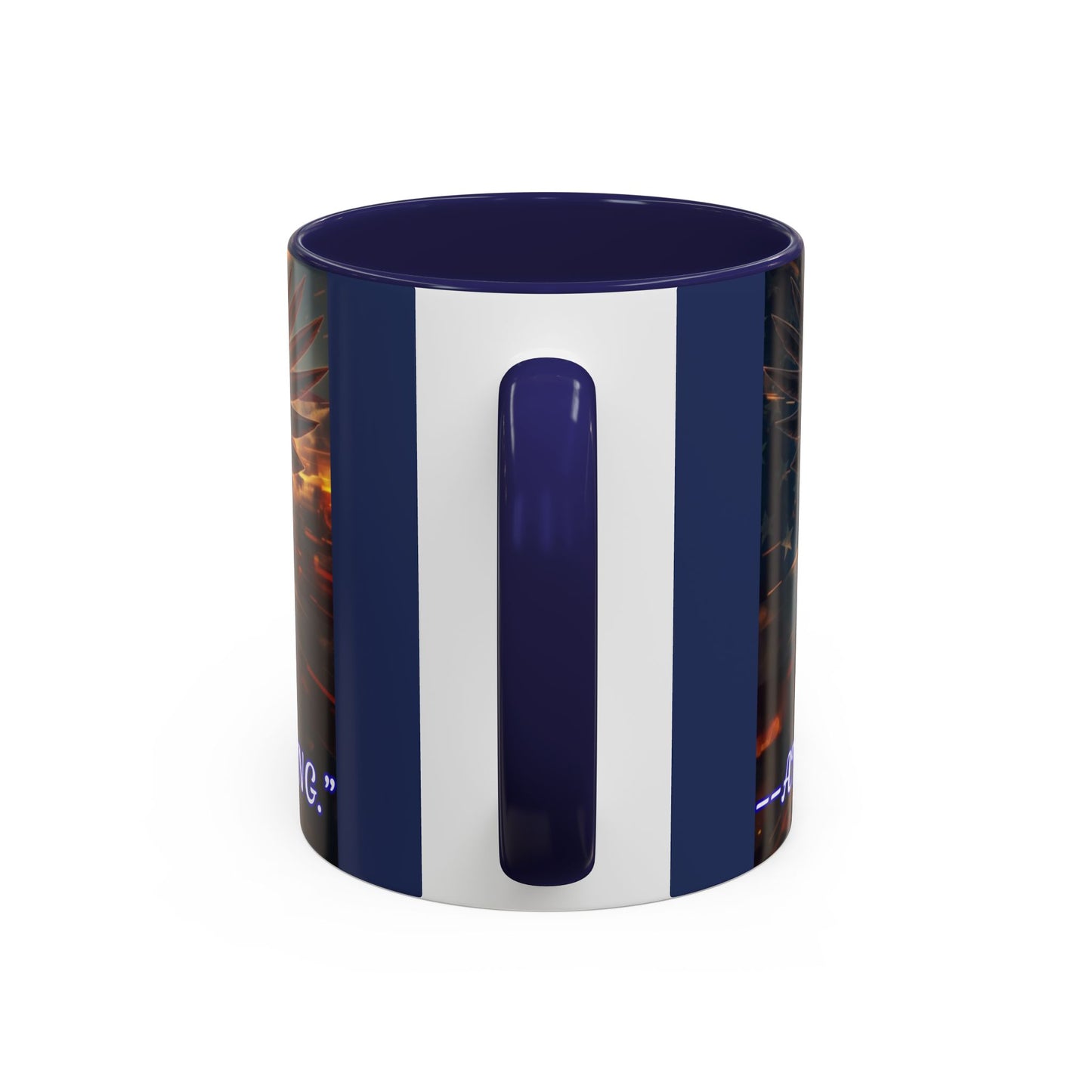 Patriotic Eagle Coffee Mug – "250 Years of Freedom" Accent Mug