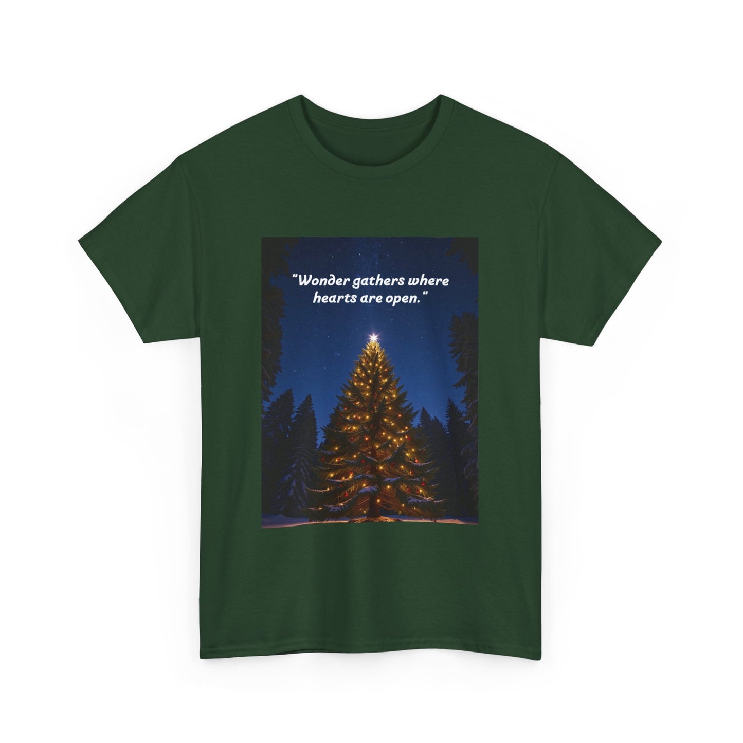 Holiday Spirit Unisex Tee - "Wonder gathers where hearts are open" - Perfect for Christmas, Gift, Cozy Wear, Casual Outfit, Family [...]
