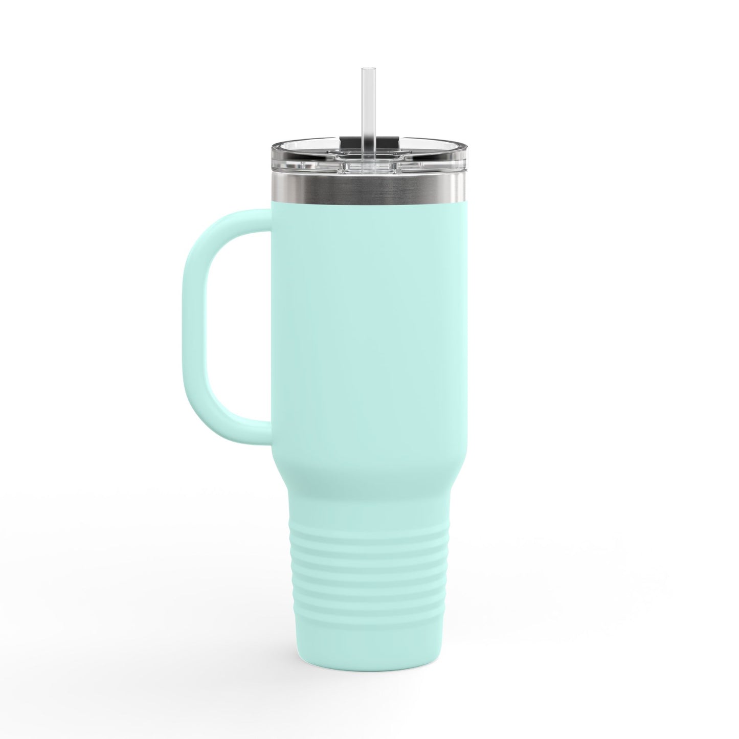 Lighthouse Travel Mug — 40oz Insulated Tumbler with "Lighting the way Home to Safety" Design