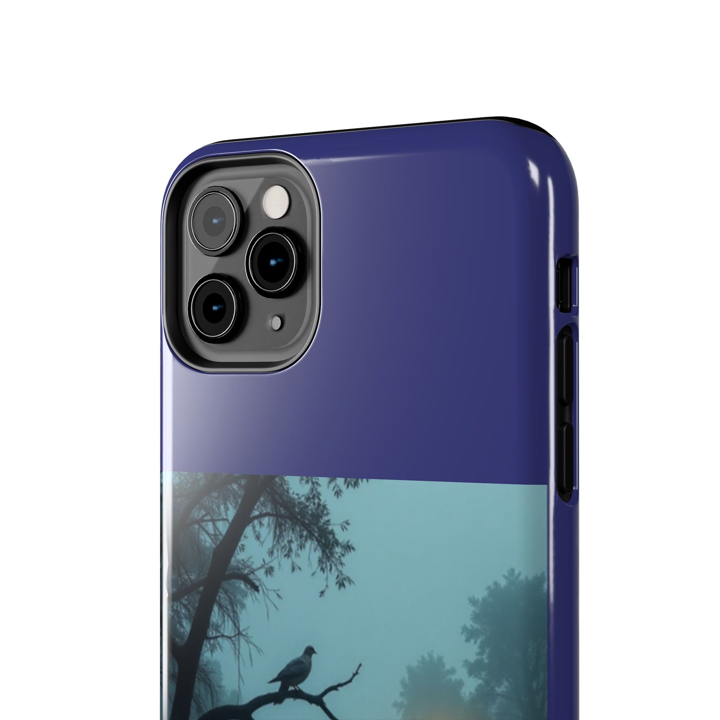 Tough Phone Case — 'In the stillness of the night the Bayou whispers his Name' Moody Bayou Cross Design