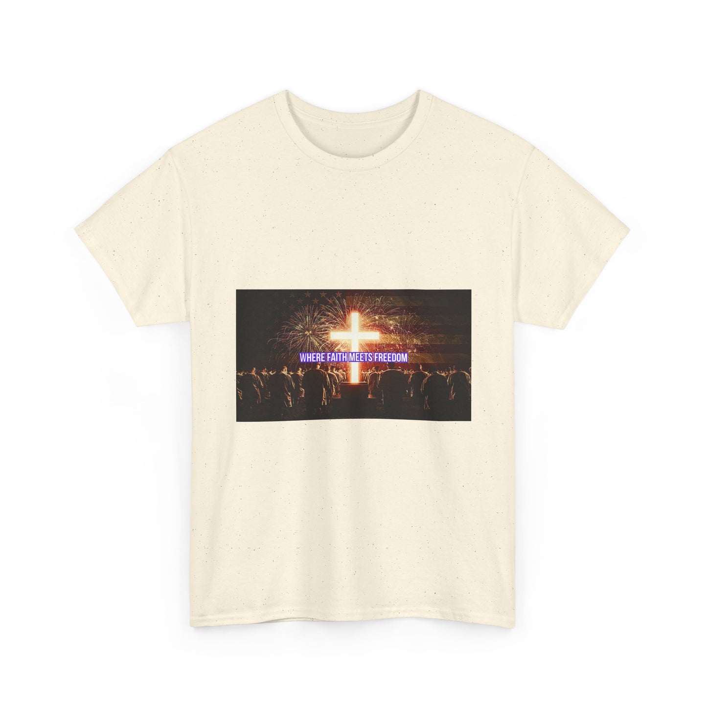 Christian Concert T-Shirt – 'Jesus Is My Confidence' Cross Graphic Tee