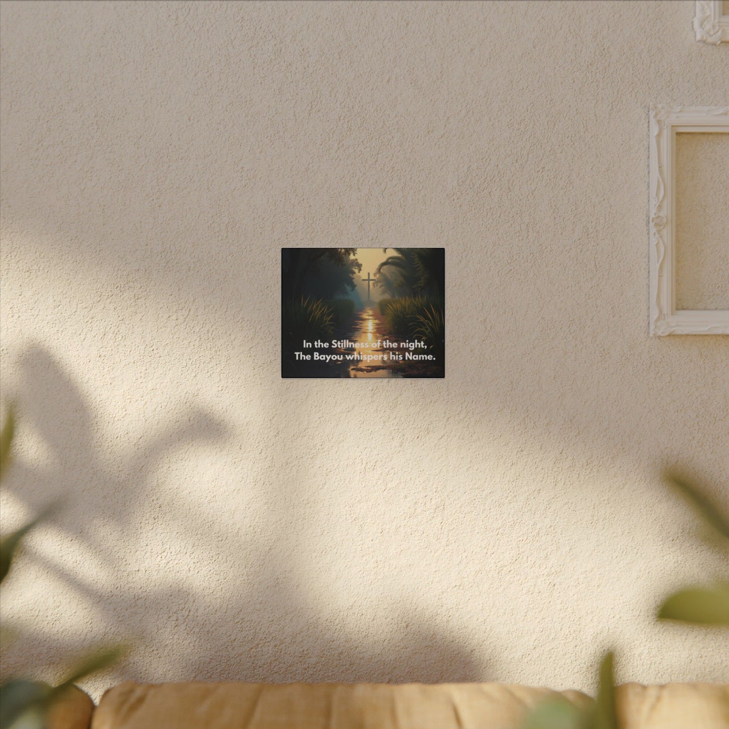 Bayou Quiet Canvas Wall Art — "In the Stillness of the night, The Bayou whispers his Name."