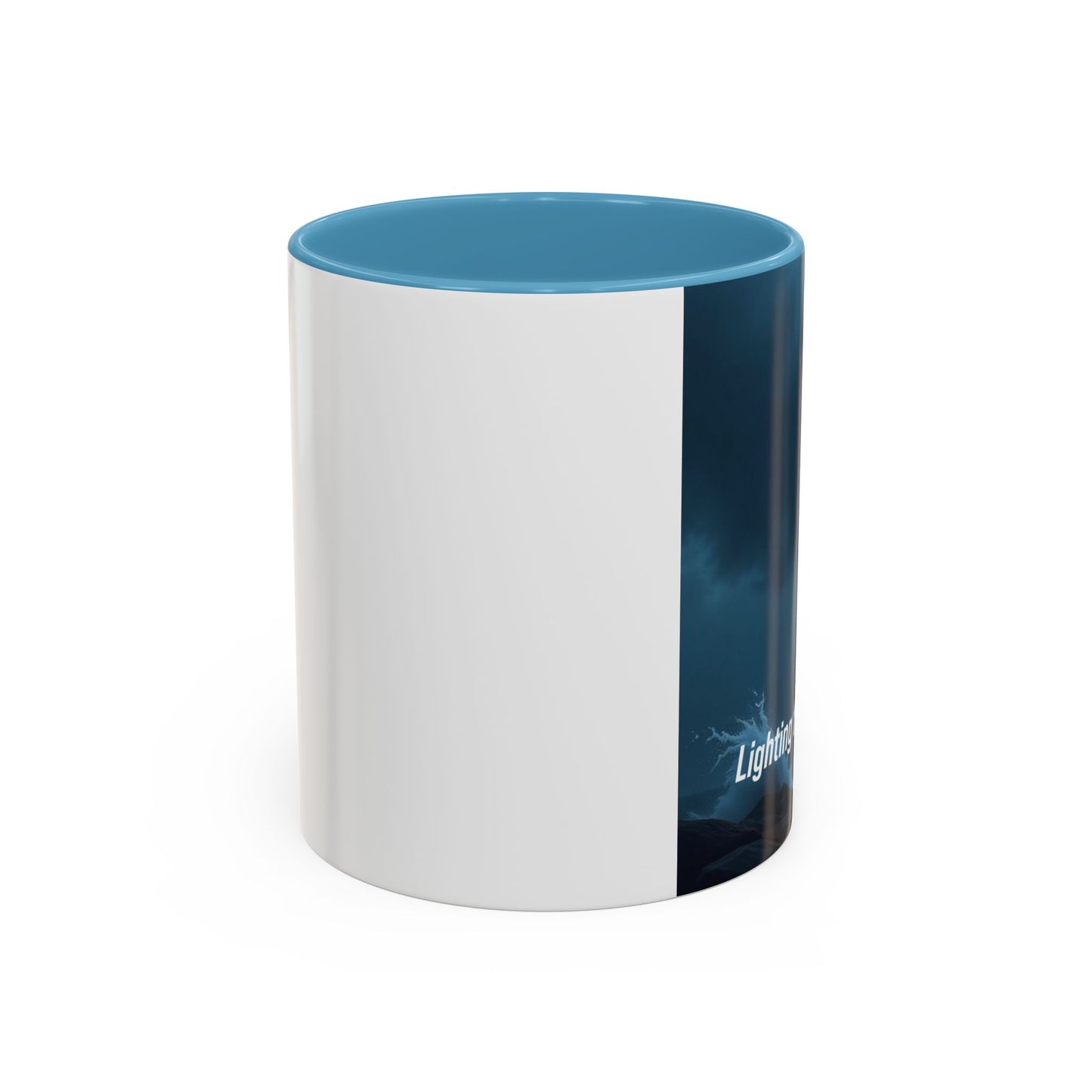 Lighthouse Coffee Mug - "Lighting the Way Home to Safety" Accent Mug