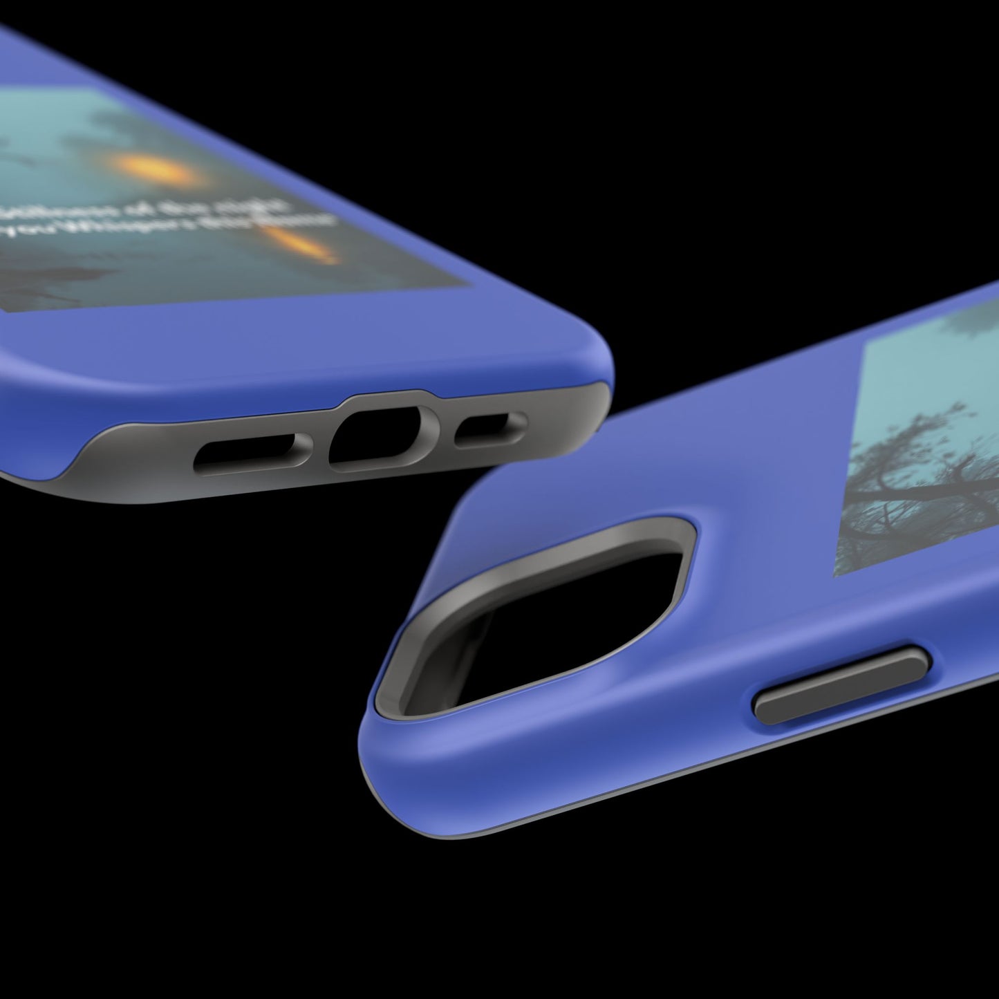 Magnetic Impact-Resistant Phone Case — Bayou Night Scene with Poem