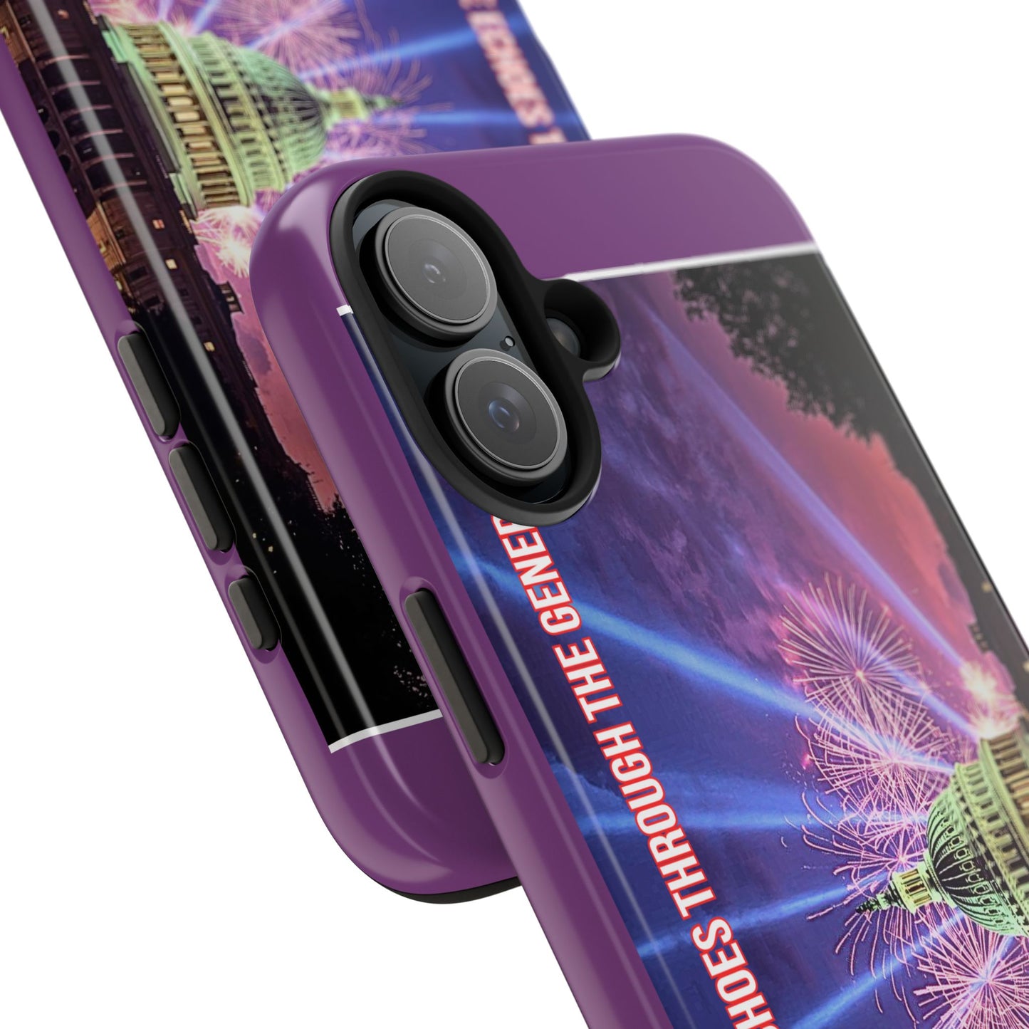 Capitol Fireworks Tough Phone Case — “Where Freedom’s Voice Echoes Through the Generations”