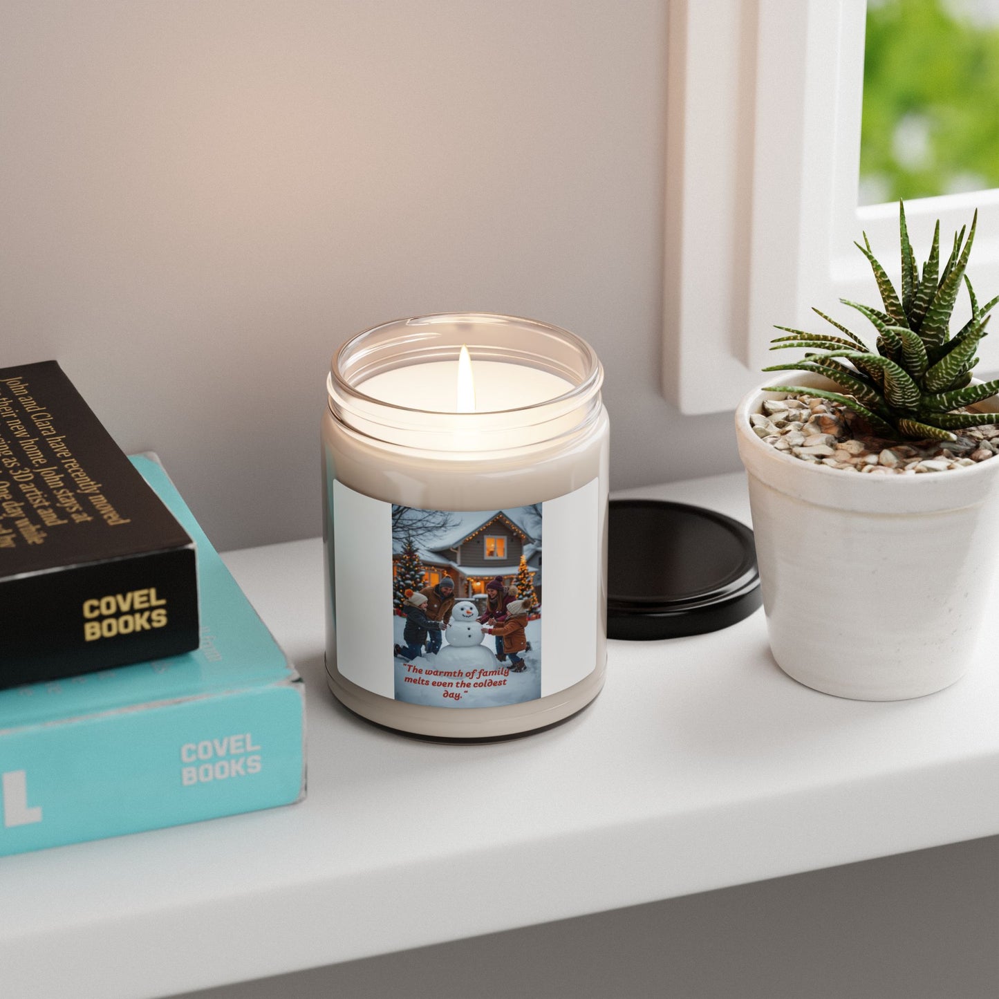 Cozy Winter Scented Candle | Holiday Atmosphere, Perfect Gift for Christmas, Home Decor, Relaxation, Unique Candle  163