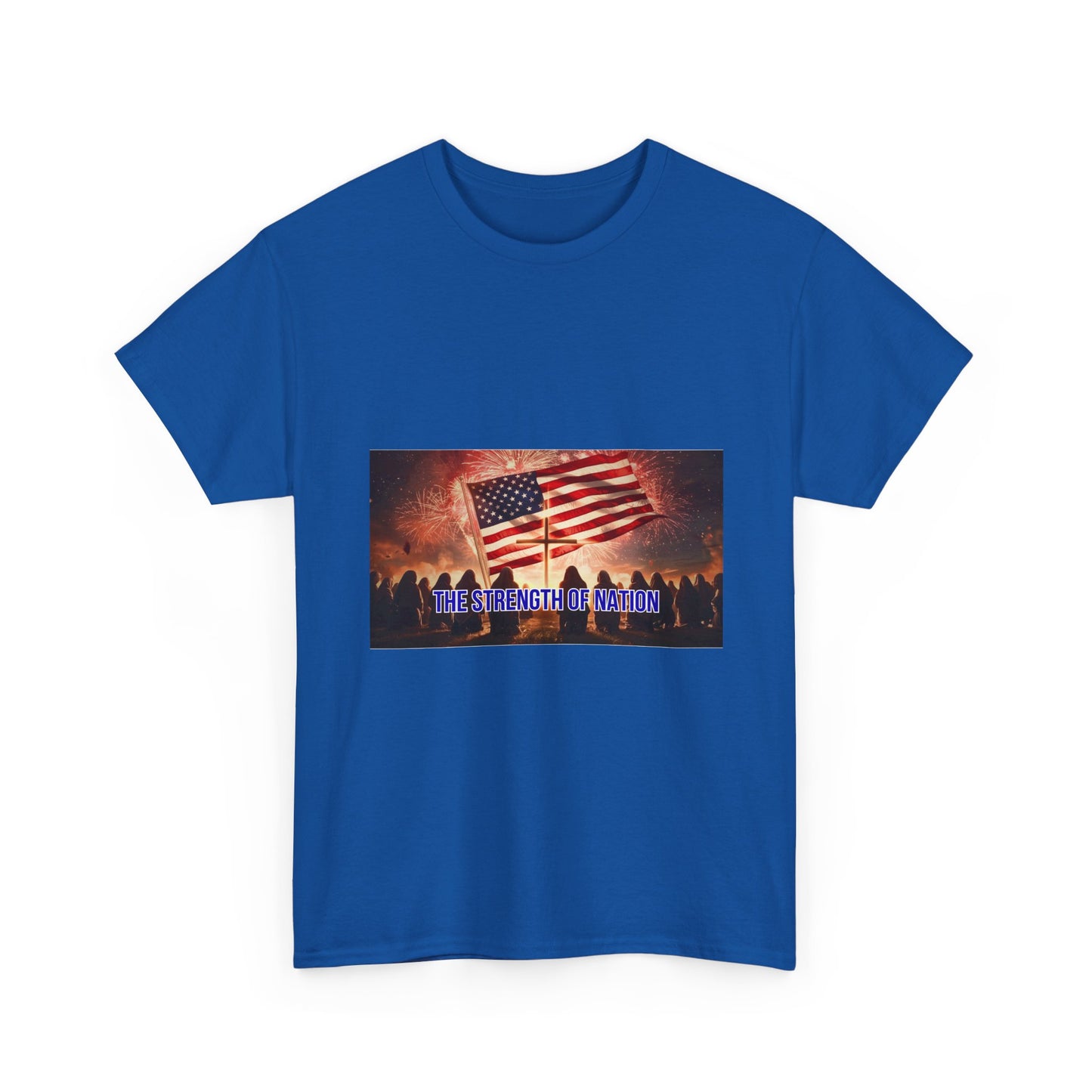 Patriotic American Flag Tee — 'Land of the Free' Graphic T-Shirt