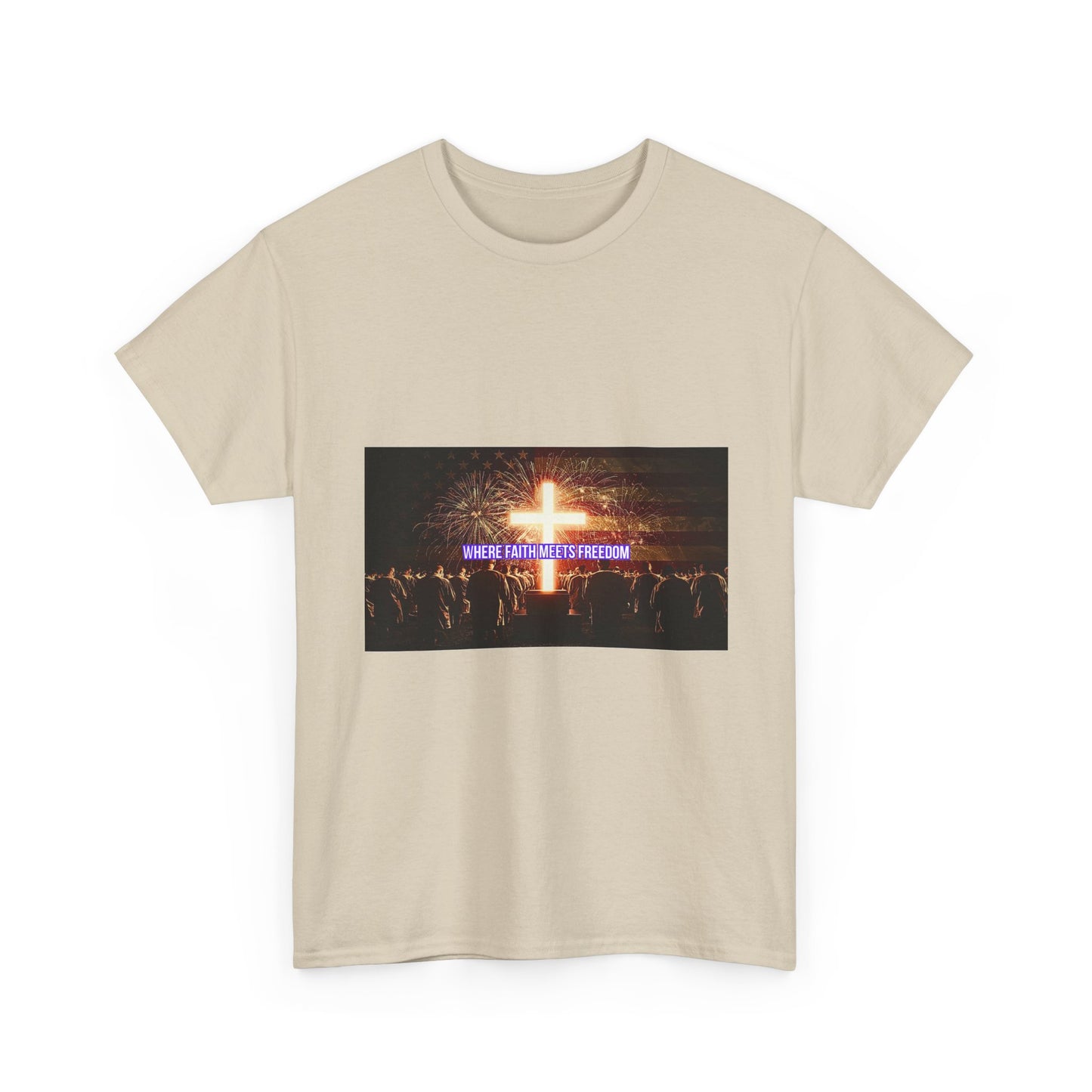 Christian Concert T-Shirt – 'Jesus Is My Confidence' Cross Graphic Tee