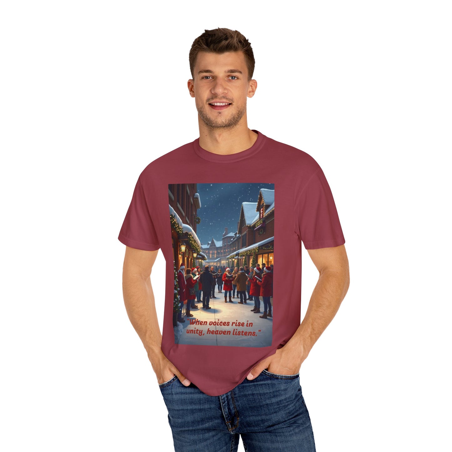 Cozy Winter Caroling T-Shirt - Perfect for Christmas Gatherings, Holiday Parties, and Seasonal Celebrations, Gift Idea for Music [...]