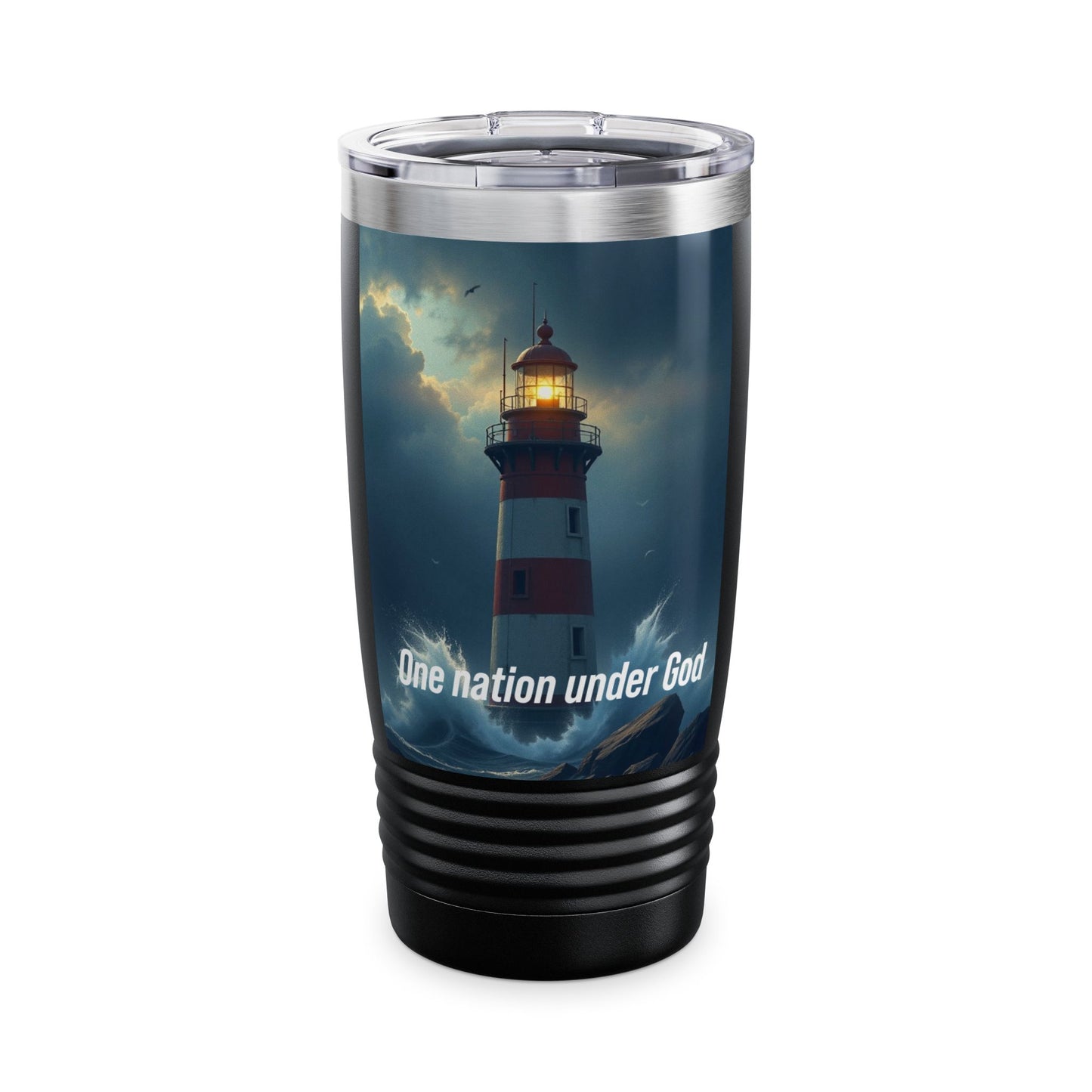 Lighthouse 'One Nation Under God' 20oz Tumbler
