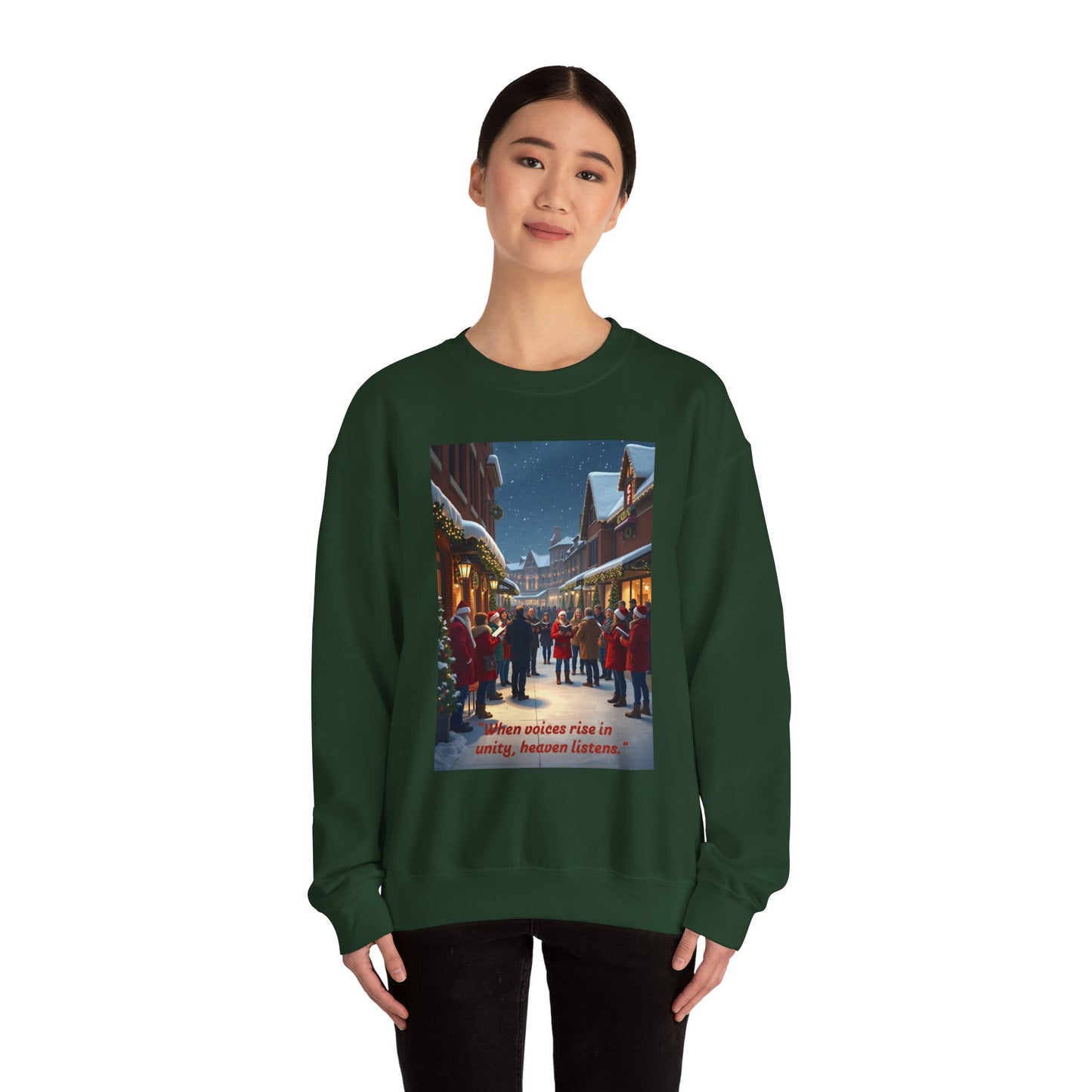 Cozy Winter Crewneck Sweatshirt, Festive Gift, Holiday Sweater, Unisex Fashion, Winter Wardrobe Essential