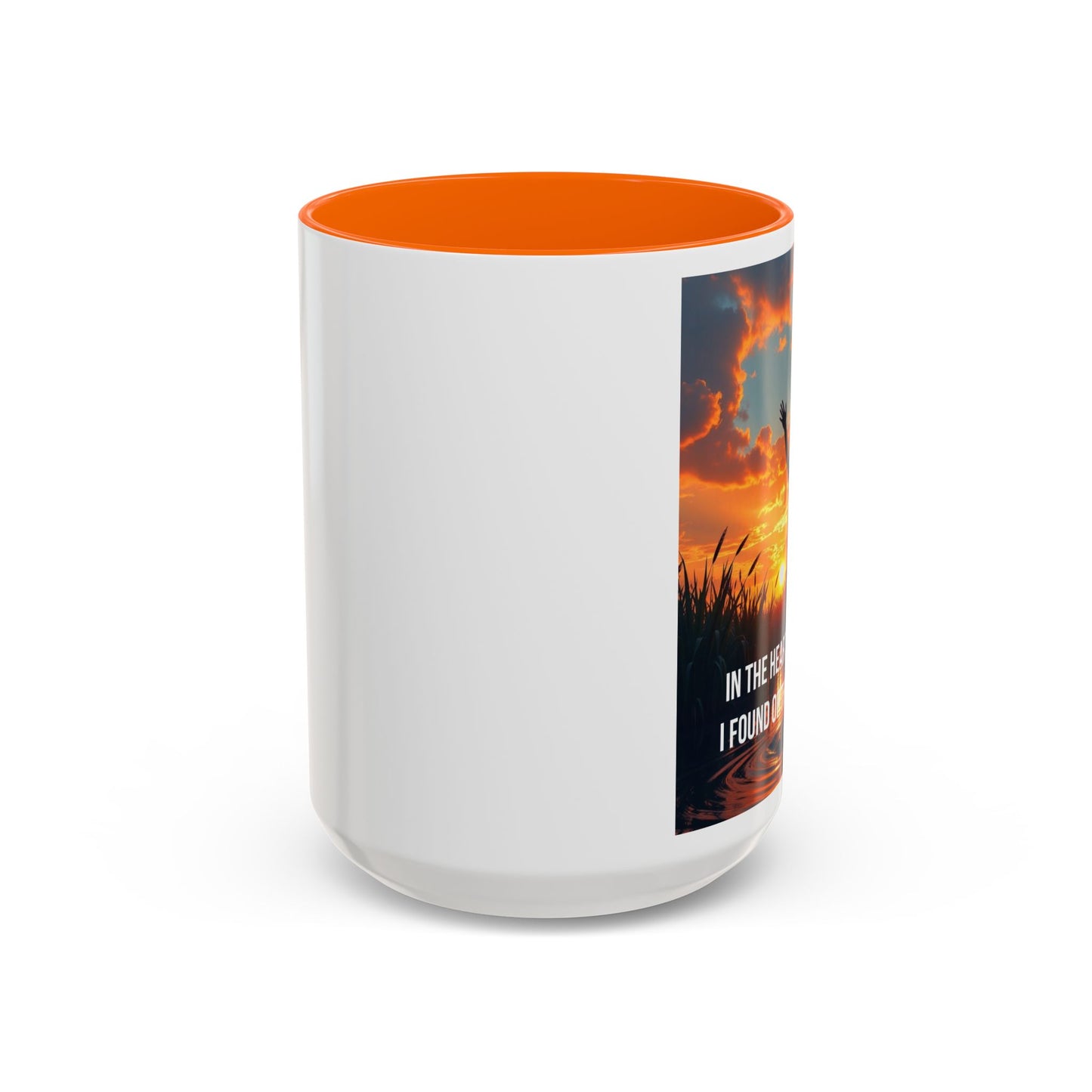 Inspirational Bayou Coffee Mug — "In the Heart of the Bayou, I Found God"
