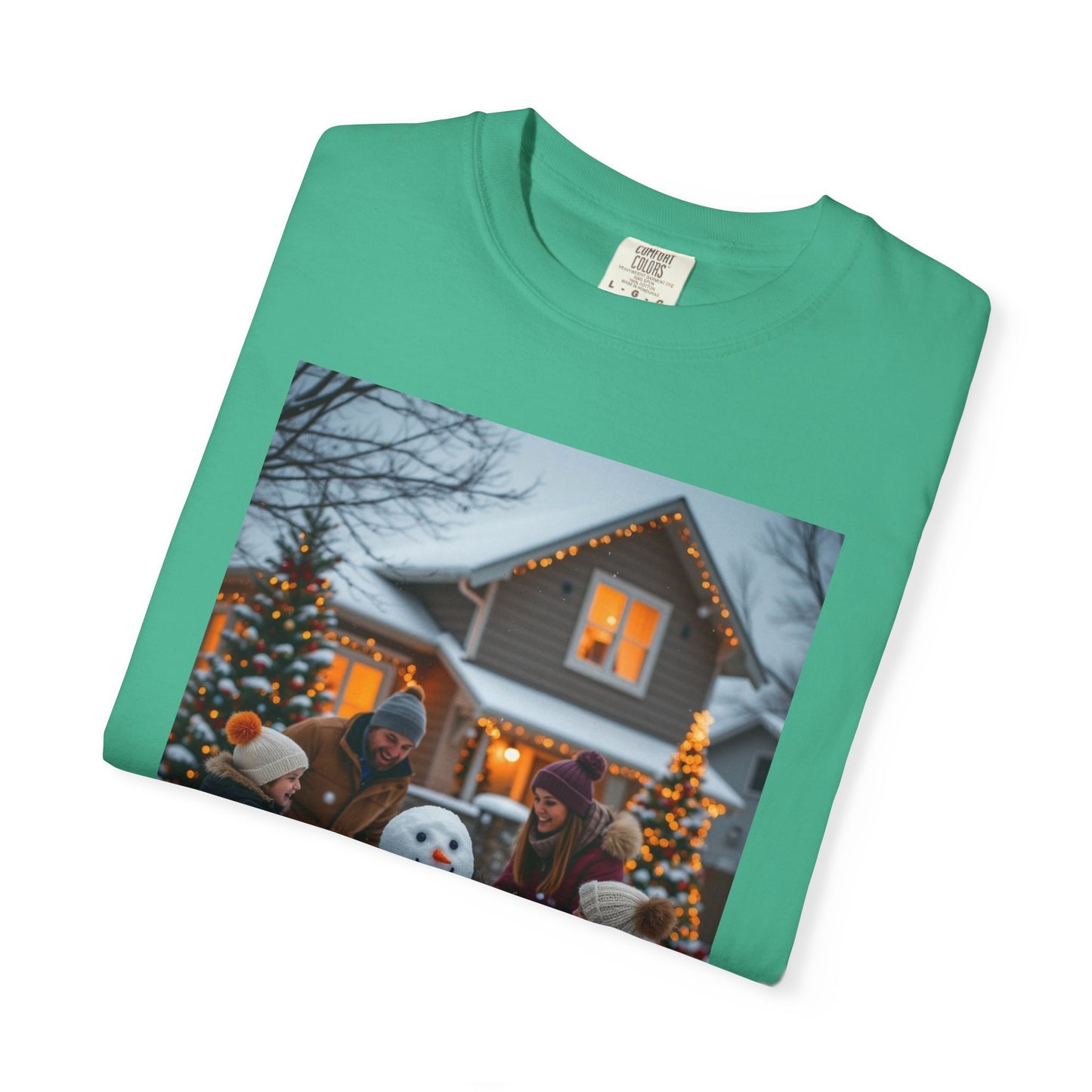 Cozy Family Holiday T-shirt, Warmth of Family Quote Tee, Unisex Winter Shirt, Christmas Gift, Family Gathering Apparel