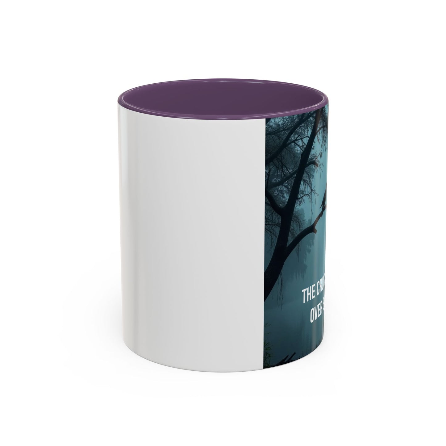 Religious Coffee Mug — "The Cross Stands Tall Over Every Storm" Accent Mug