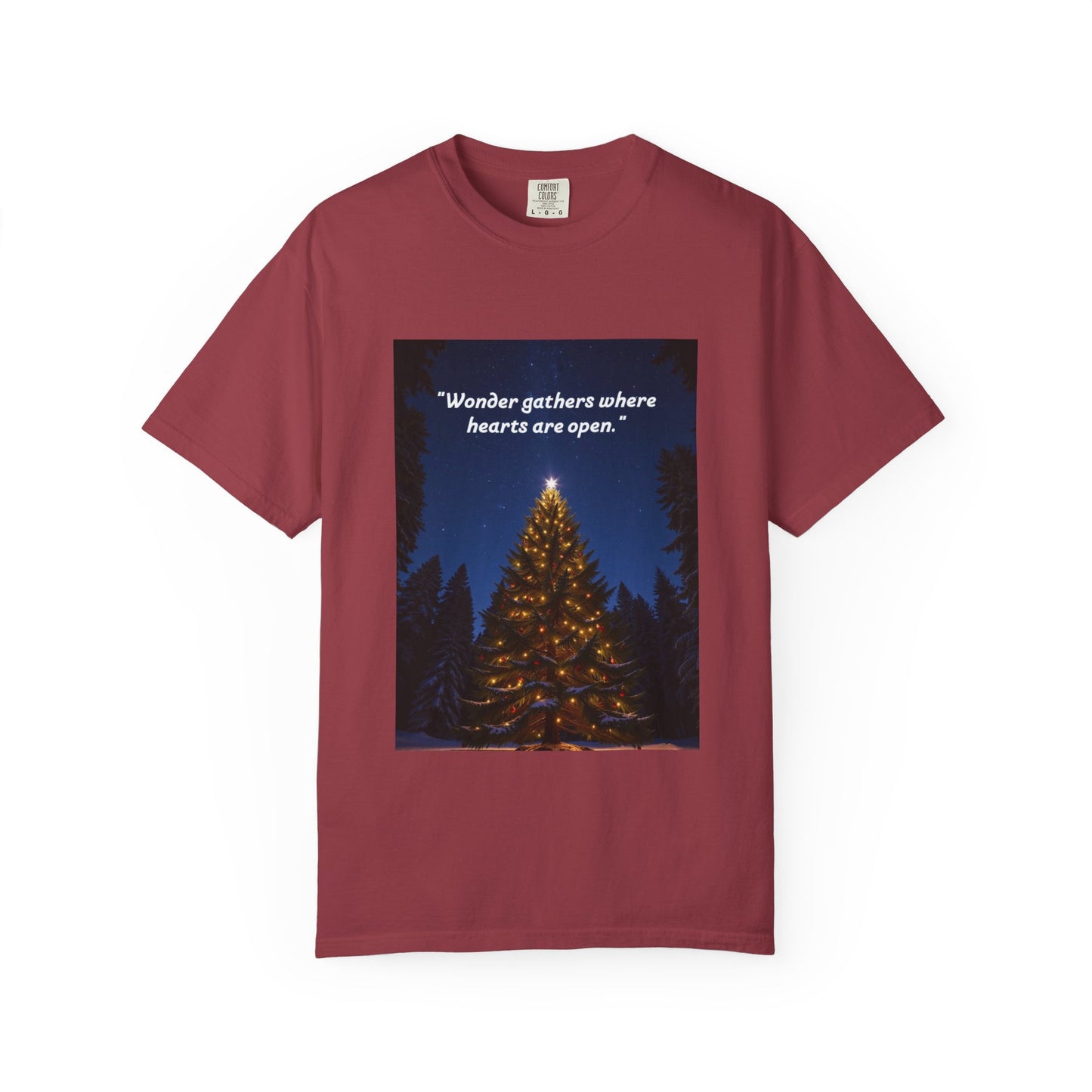 Chris tmas  Quote T-shirt, Unisex Cotton Tee, Holiday Gift, Heartwarming Apparel, Winter Fashion, Gift for Him/Her
