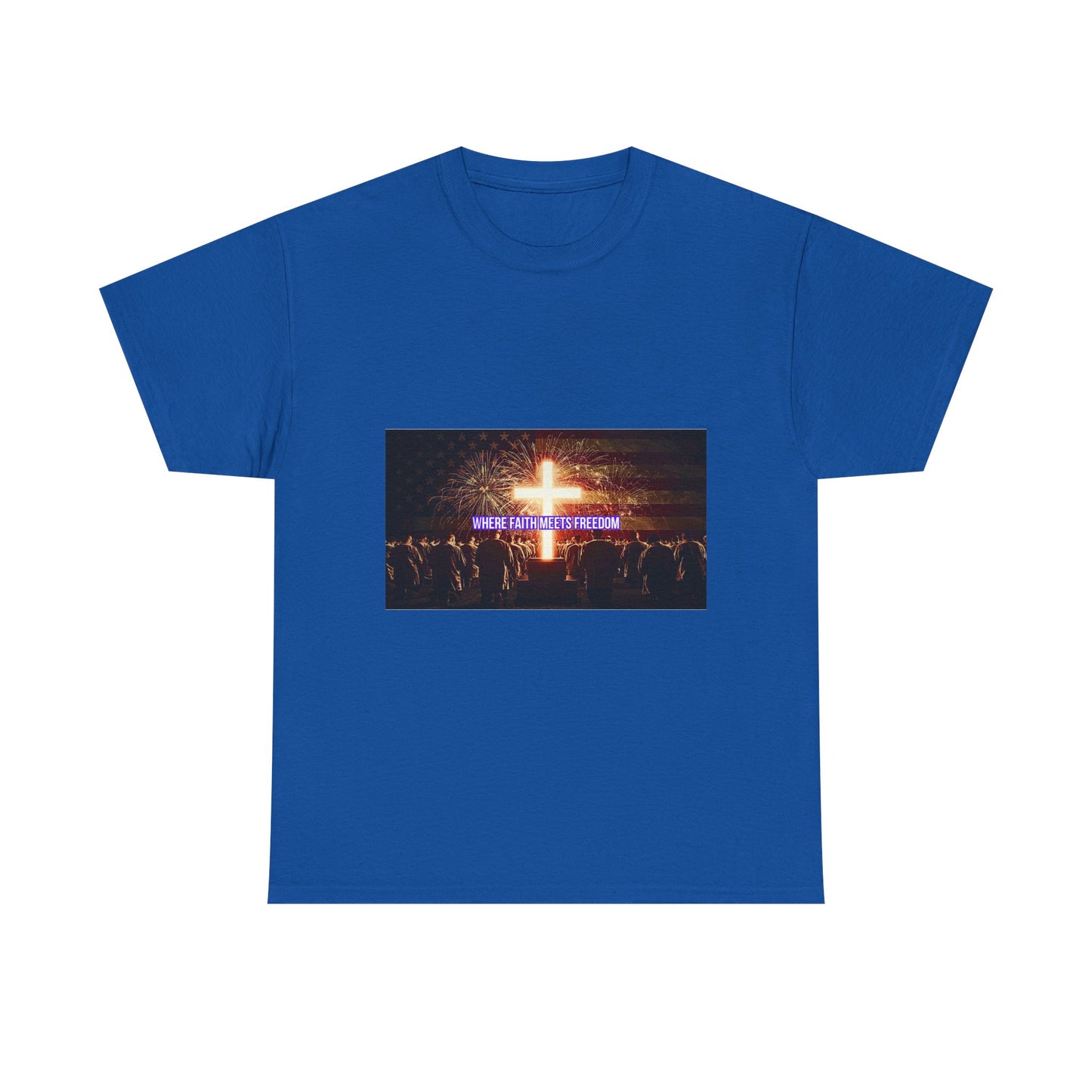 Christian Concert T-Shirt – 'Jesus Is My Confidence' Cross Graphic Tee