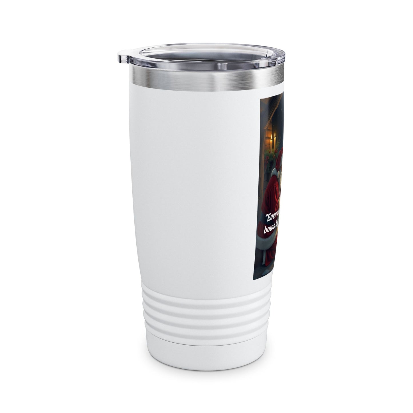 Christmas Santa Quote Tumbler