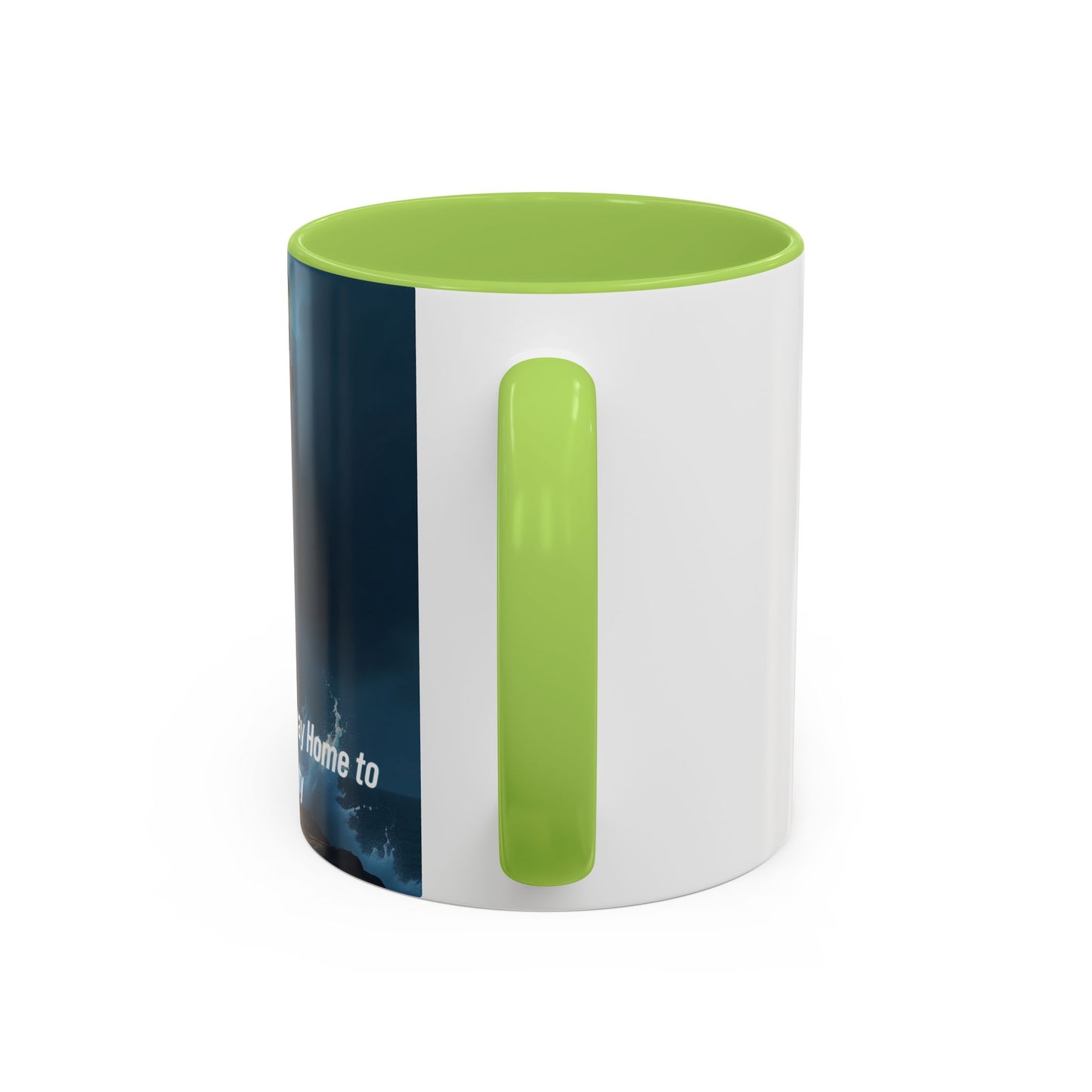 Lighthouse Coffee Mug - "Lighting the Way Home to Safety" Accent Mug