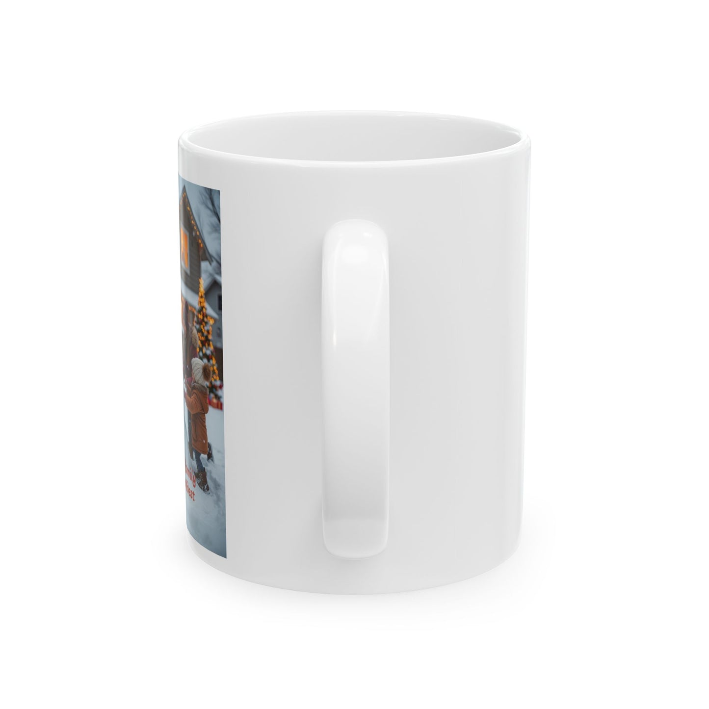 Winter Family Ceramic Mug - "The warmth of family melts even the coldest day" - Cozy Drinkware for Holiday Gifts, Christmas, Family [...]  309