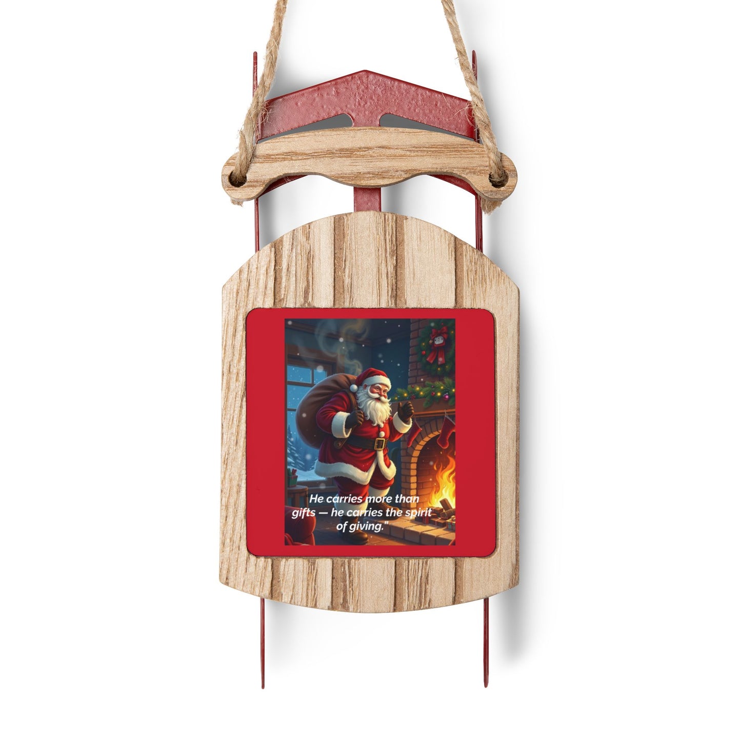 He comes with more than gifts, he comes with the spirit of giving x