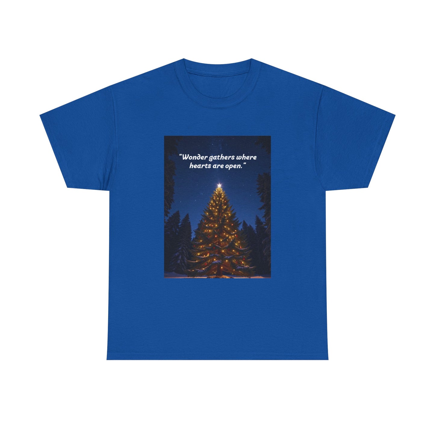 Holiday Spirit Unisex Tee - "Wonder gathers where hearts are open" - Perfect for Christmas, Gift, Cozy Wear, Casual Outfit, Family [...]