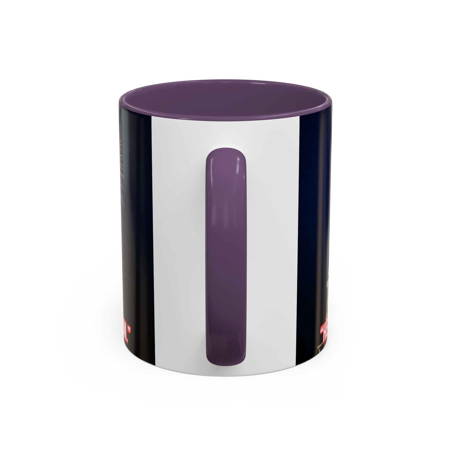 Fireworks Accent Coffee Mug — Inspirational "Lights the Path to Freedom" Design