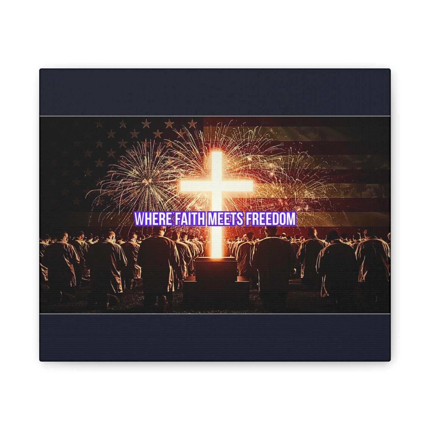 Where Faith Meets Freedom Canvas Wall Art