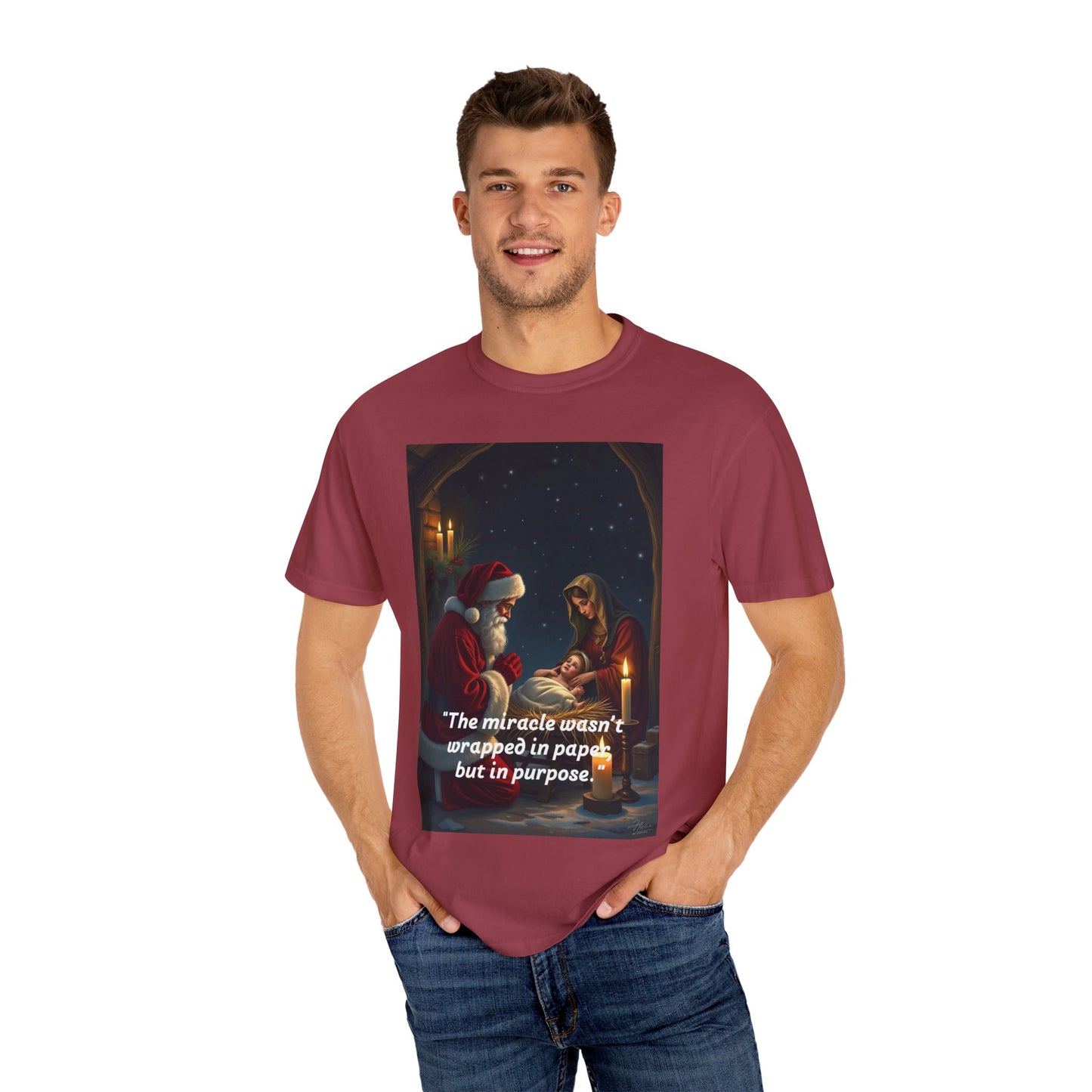 Christmas Miracle T-Shirt, Unisex Holiday Tee, Gift for Men and Women, Festive Apparel, Unique Christmas Present, Cozy and Comfortable Wear