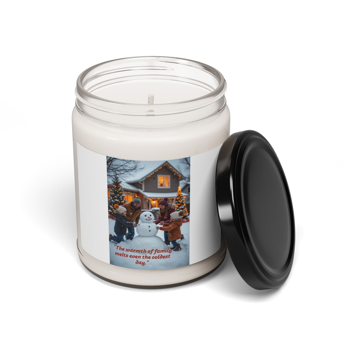 Cozy Winter Scented Candle | Holiday Atmosphere, Perfect Gift for Christmas, Home Decor, Relaxation, Unique Candle  163