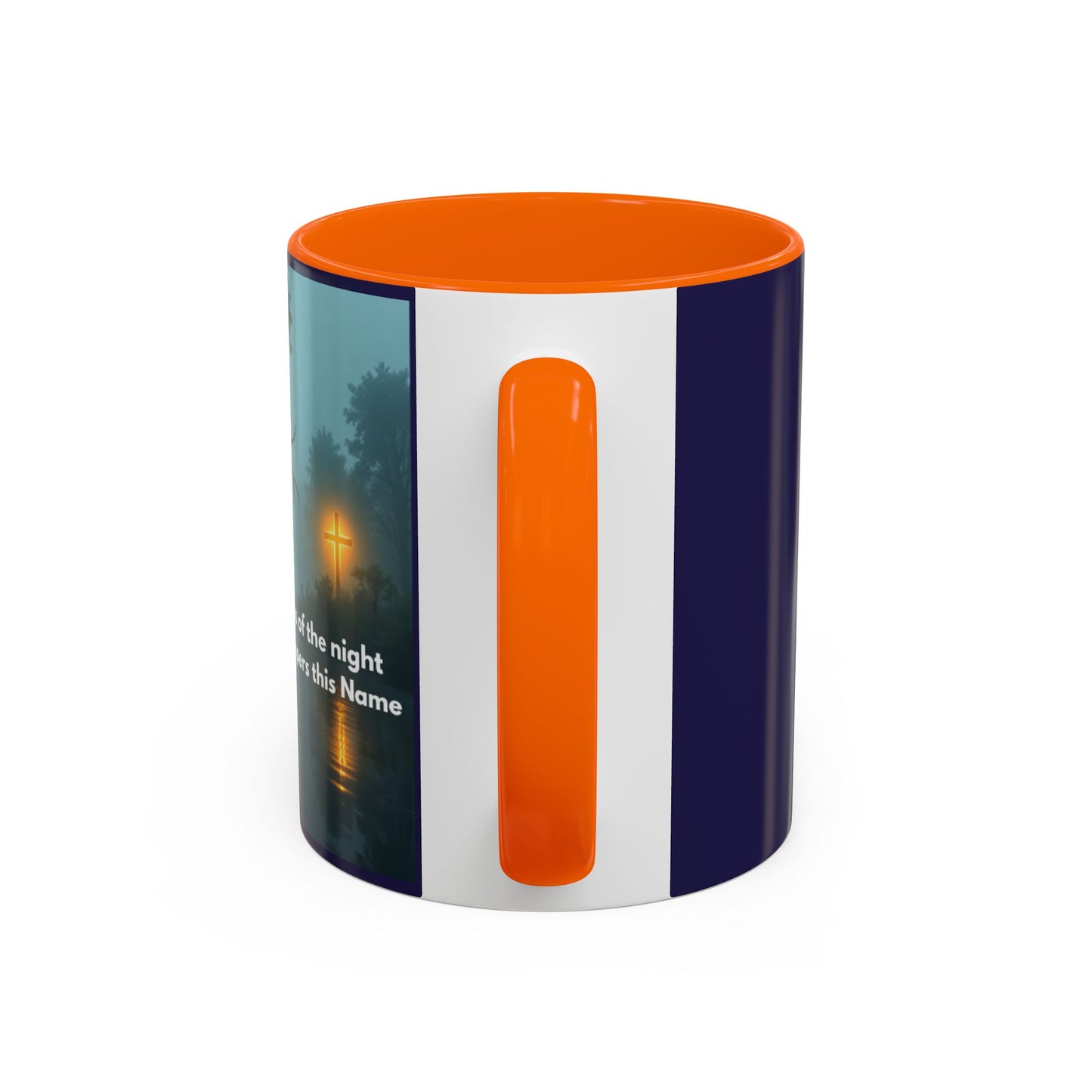 Accent Coffee Mug — Bayou Night Scene with Poetic Quote (11/15oz)