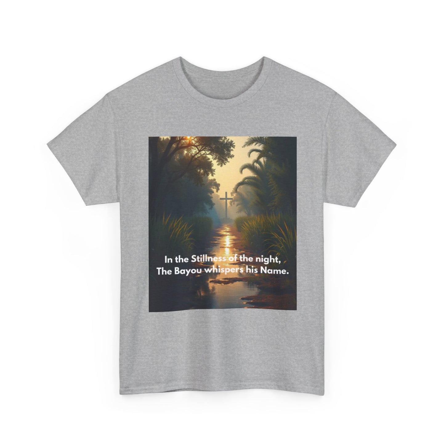 Bayou Night Scenic Tee — "In the Stillness of the night, The Bayou whispers his Name."