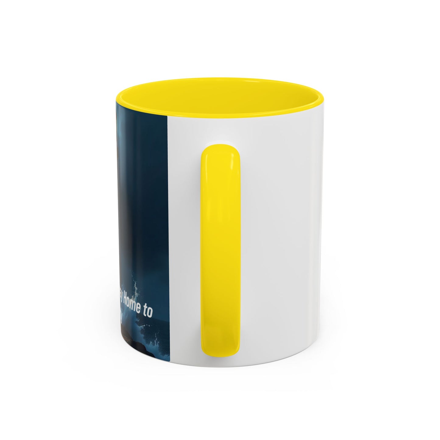 Lighthouse Coffee Mug - "Lighting the Way Home to Safety" Accent Mug