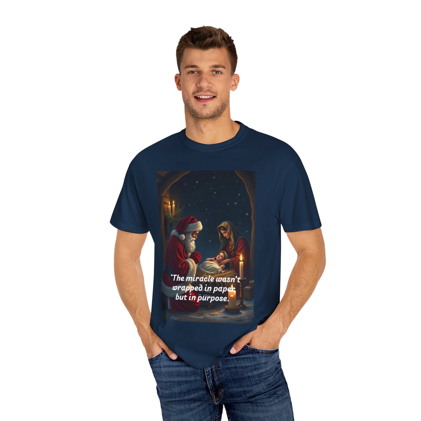 Christmas Miracle T-Shirt, Unisex Holiday Tee, Gift for Men and Women, Festive Apparel, Unique Christmas Present, Cozy and Comfortable Wear