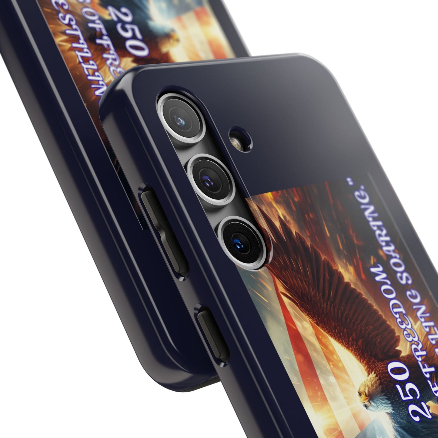 Patriotic Eagle Phone Case — "250 Years of Freedom" Durable Protective Case