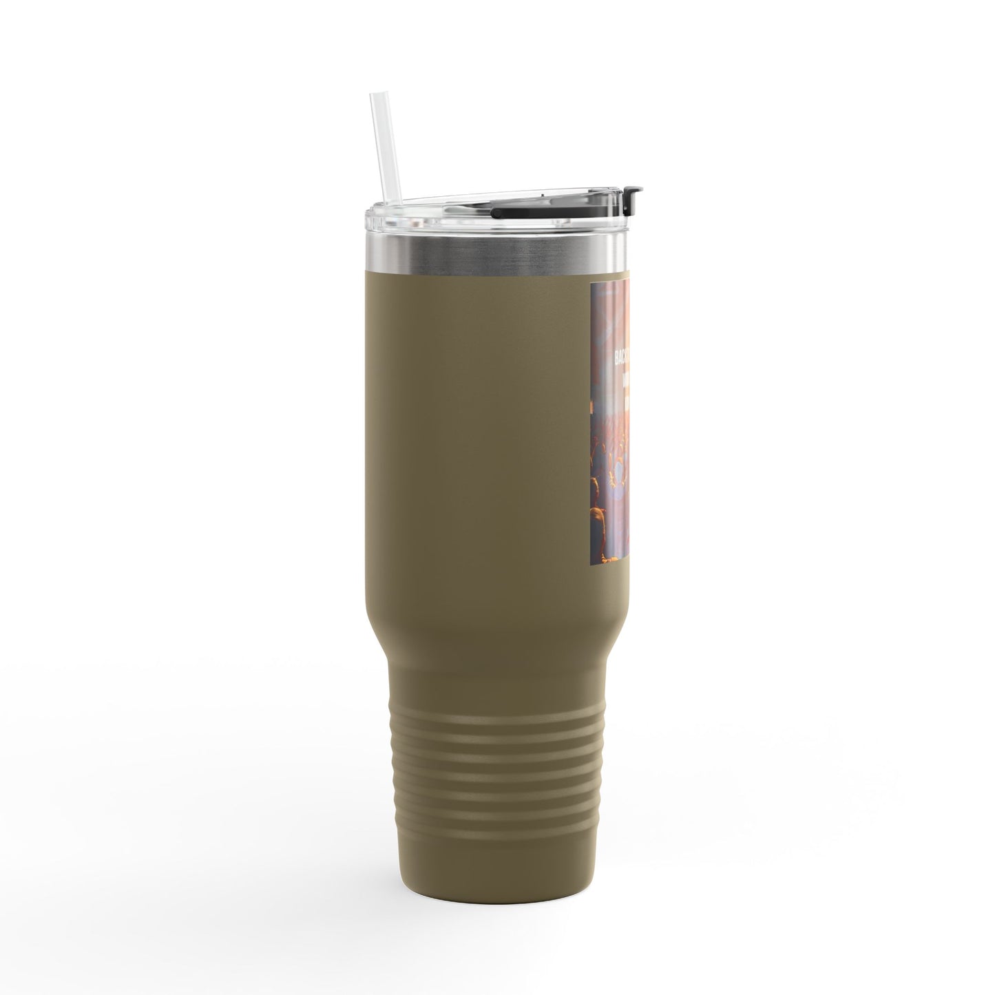 Christian Worship Insulated Travel Mug — "Back to the Heart of Worship to the King of Kings" 40oz