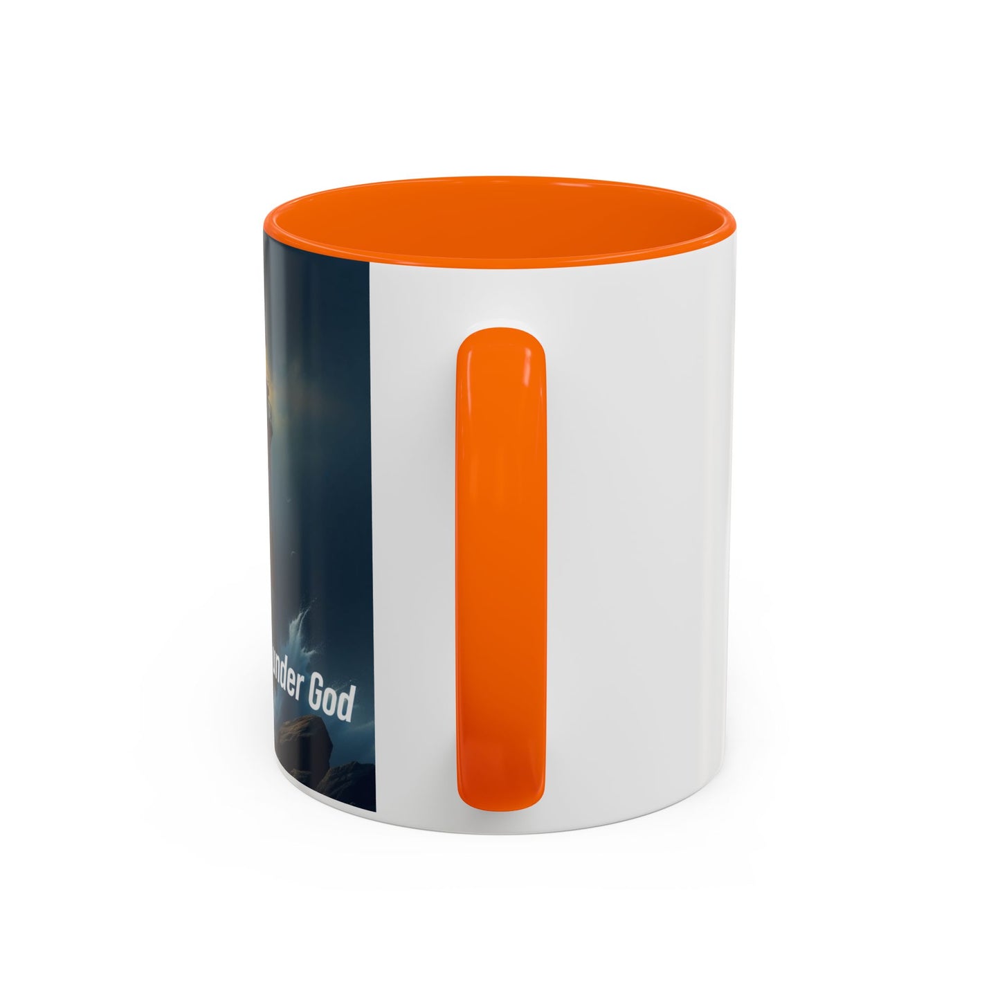 Lighthouse Coffee Mug — "One Nation Under God" Inspirational Accent Mug