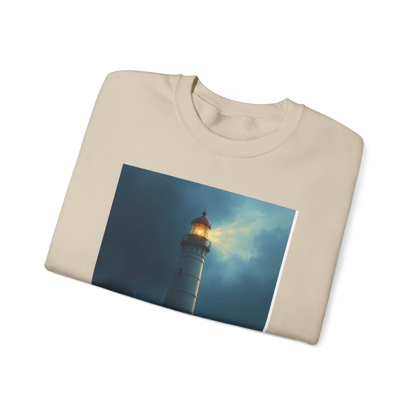 Lighthouse Hope Crewneck Sweatshirt — "One Light. One Hope. One Life Changed."
