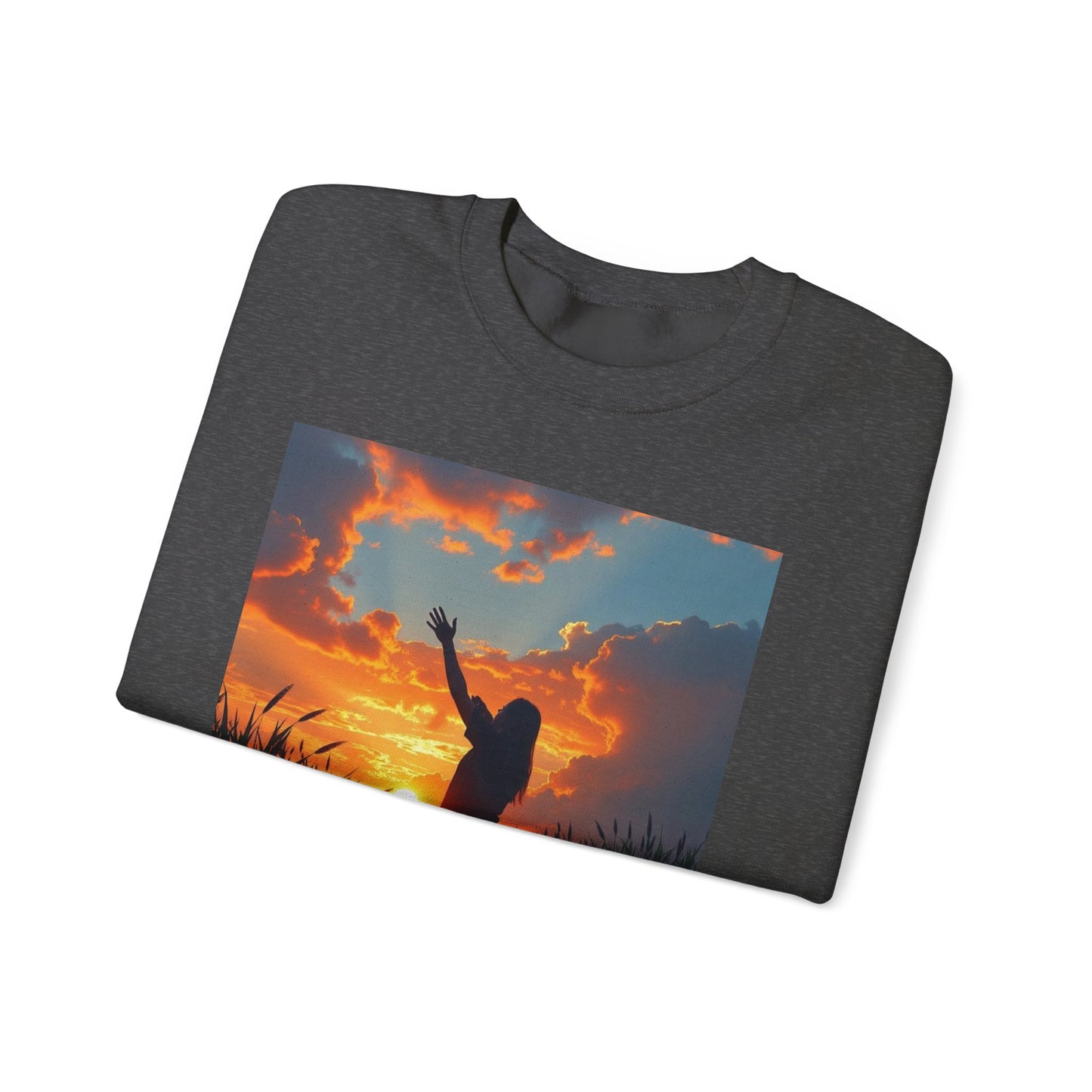 Christian Crewneck Sweatshirt — "In the Heart of the Bayou, I Found the Heart of God"