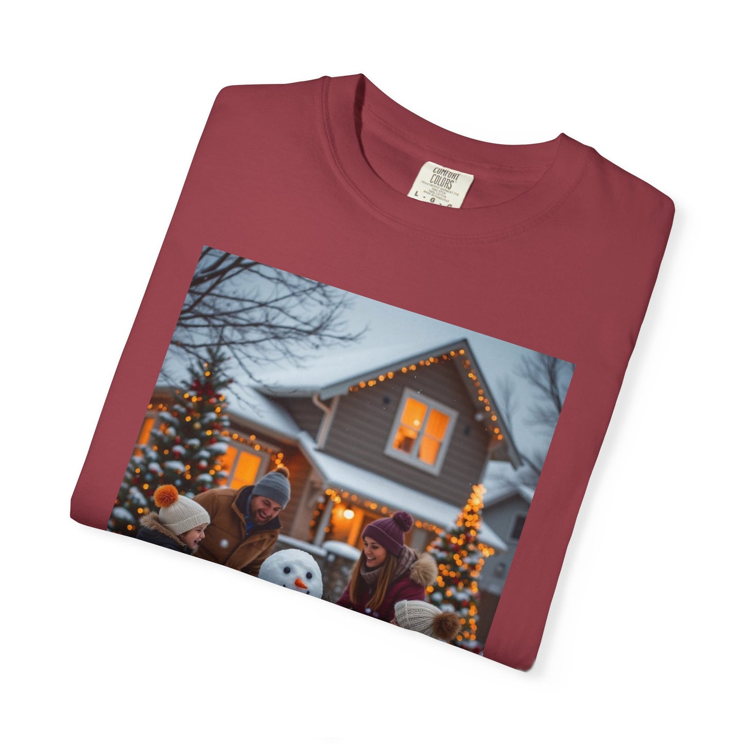 Cozy Family Holiday T-shirt, Warmth of Family Quote Tee, Unisex Winter Shirt, Christmas Gift, Family Gathering Apparel