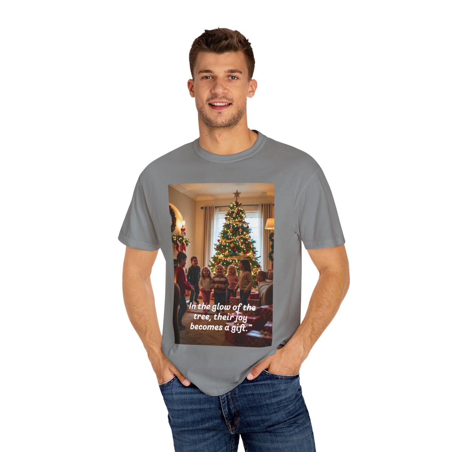 Christmas Joy Unisex T-shirt, Holiday Gift, Family Gathering Shirt, Festive Top, Merry Christmas Apparel