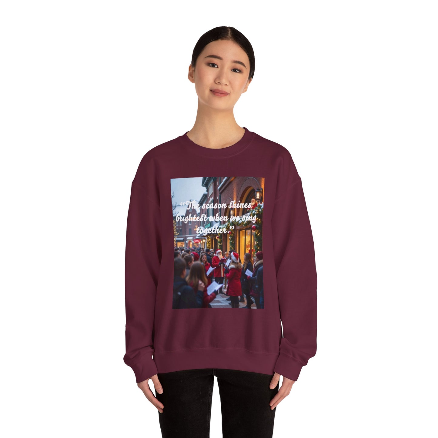 Cozy Holiday Sweatshirt, Unisex Crewneck for Christmas, Family Gatherings, Winter Celebrations, Gift Idea for Friends