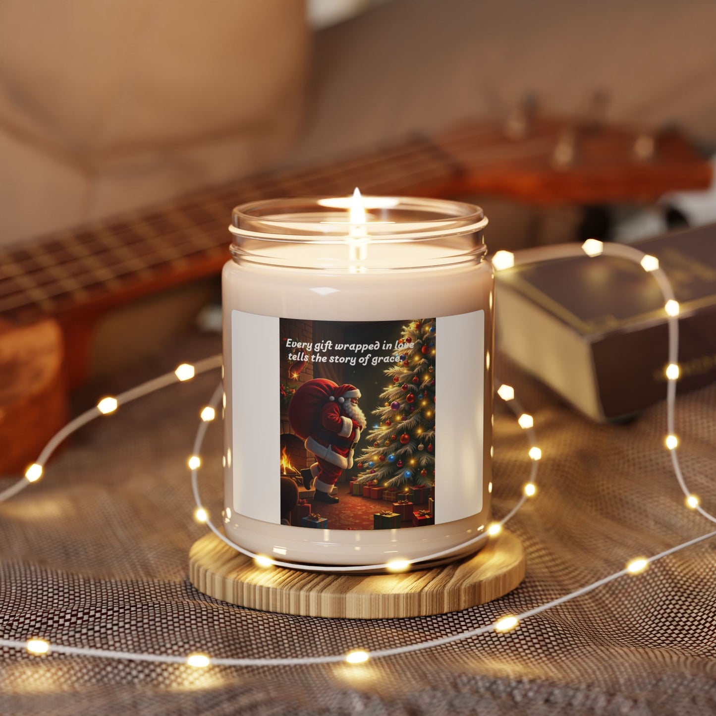 Festive Scented Candle - Perfect Holiday Gift, Cozy Home Decor, Christmas Aromatherapy, Eco-Friendly Soy Candle, Unique Seasonal Decor   153