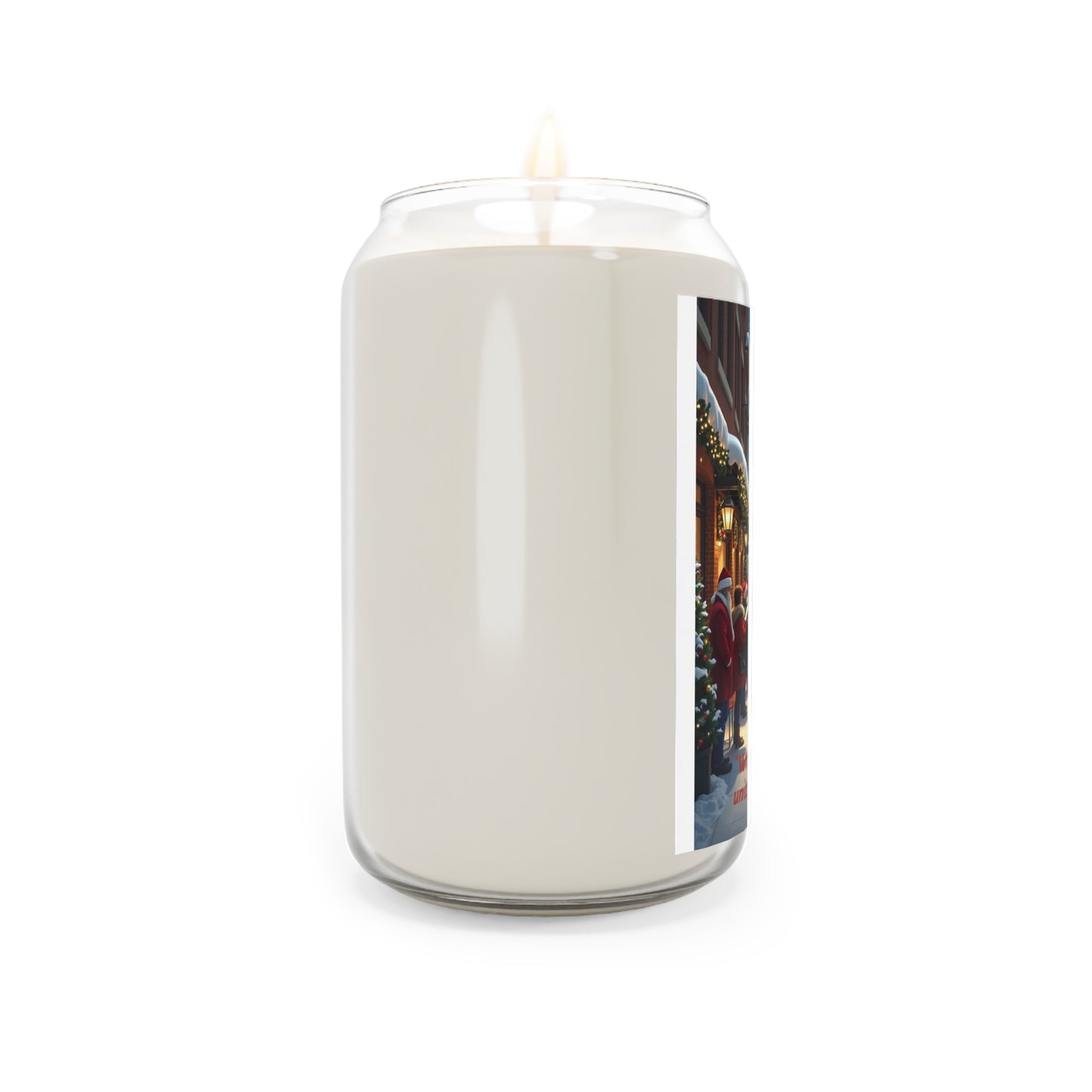 Festive Scented Candle, Holiday Decor, Christmas Gift, Aromatherapy Candle, Home Fragrance, Candlelight Ambiance 167