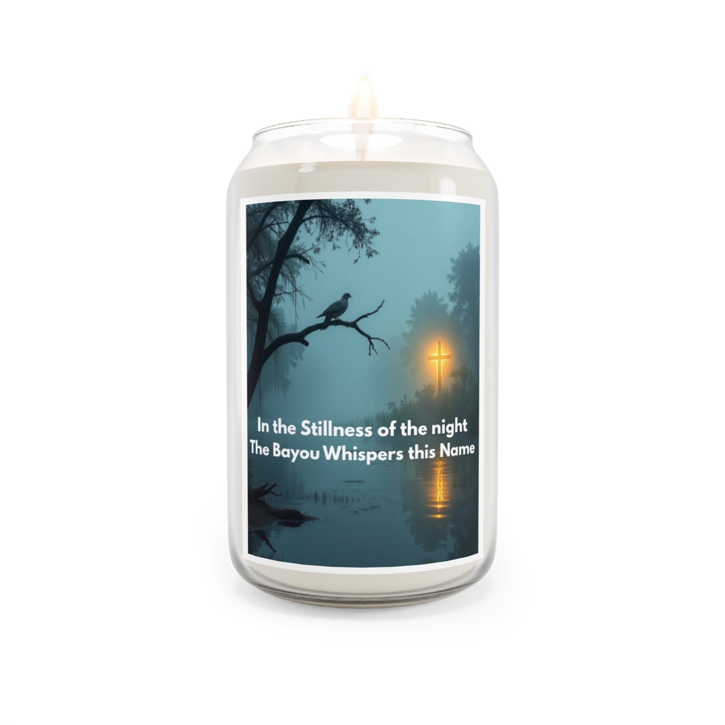 Bayou Night Scented Soy Candle — 13.75oz ("In the Stillness of the night The Bayou Whispers this Name")