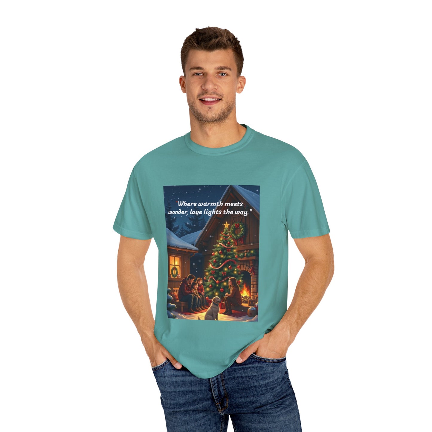 Cozy Holiday T-Shirt, Christmas Gift, Unisex Tee, Seasonal Apparel, Family Gatherings, Winter Wear
